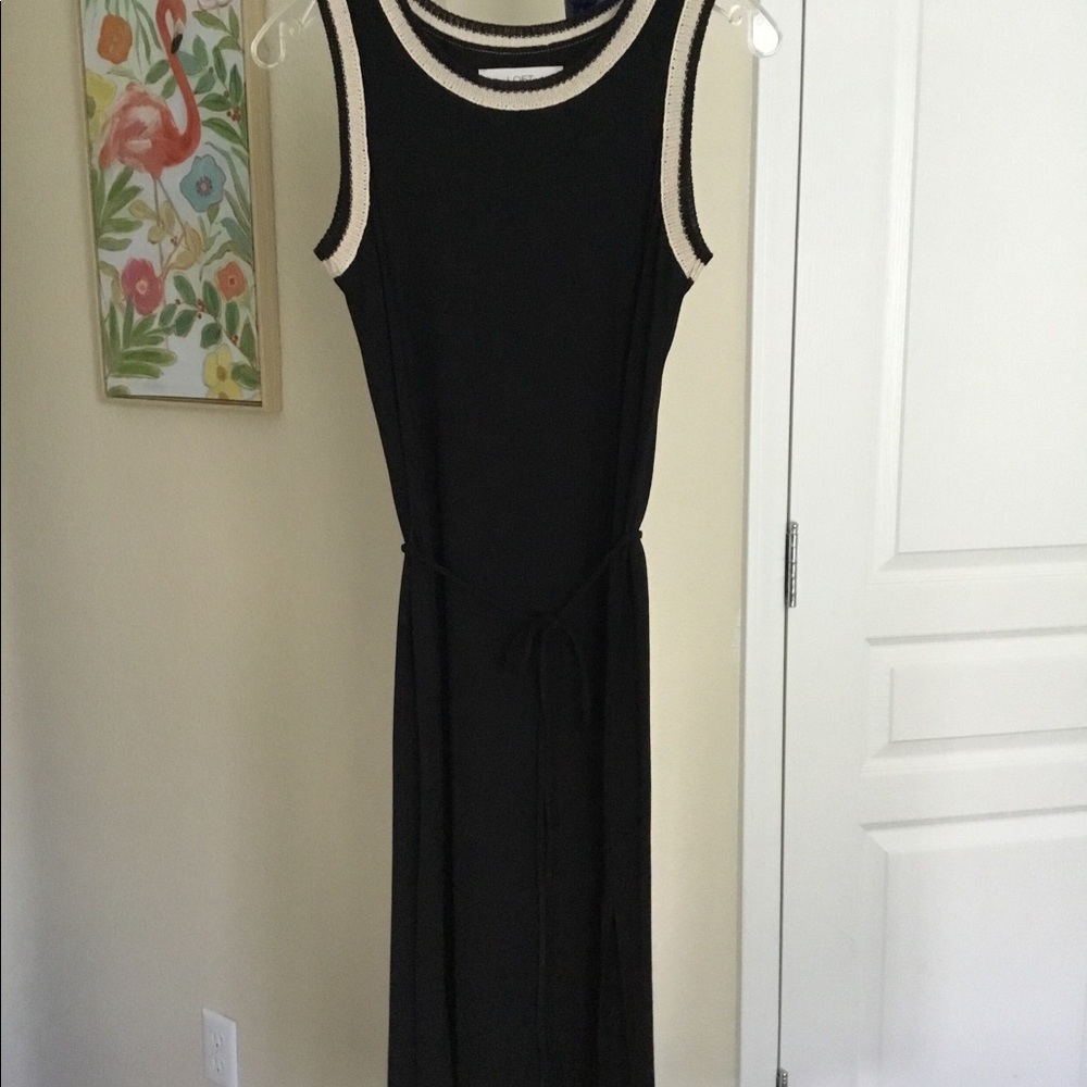 Long Black Sleeveless Dress